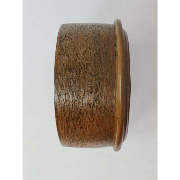 Vintage Home Interior Old Style Brown Table/Desk Clock Tested And Works - Picture 5 of 11